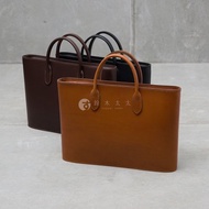 日本職人手作皮革Organ薄型公事包 G-90