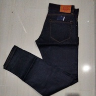 Seluar jeans FRED FERRY sulam kuning slimfit (READY STOK)