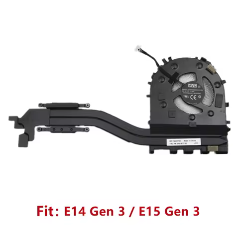 New Original For Laptop Lenovo ThinkPad E14 Gen 3 E15 Gen 3 CPU Cooling Fan Heatsink Radiator UMA PN