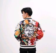 Jaket Sukajan Kawata Brothers Angry x Smiley Anime Tokyo Revengers