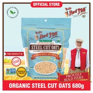 Bob's Red Mill 100% Organic Steel Cut Oats 680g