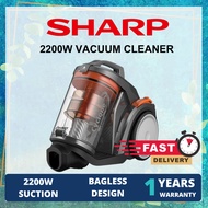 Sharp 2200W Bagless Vacuum Cleaner ECC2219N