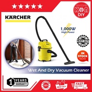 KARCHER WD 1 Wet And Dry Vacuum Cleaner / Karcher Vacuum Cleaner Wet and Dry Vacum Cleaner Vacuum Cleaner 3 in 1 Vacuum Rumah WD1 / Karcher WD1 CLASSIC Vacuum Cleaner Wet and Dry function, come with Blower Function 1200 Watt | Karcher WD1 CLASSIC Vacuum C