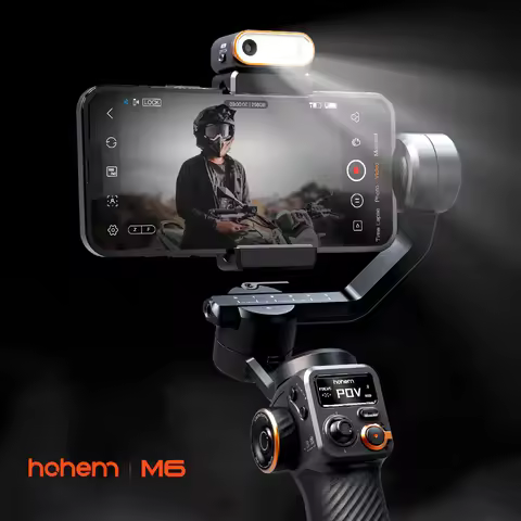hohem iSteady M6 Kit 3-Axis Smartphone Gimbal Stabilizer Anti-shake Phone Vlog Gimbal 360° Rotatable