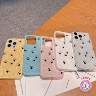 Suitable for IPhone 16 15 14 13 12 11 Pro Max X XR XS Max 7 8 Plus Cute paw prints Phone Case Women 