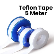 Teflon Tape Seal PTFE 5M – Tap Thread Tape Water Pipe Seal Tape Teflon Tape Seal PTFE 5M Tap Thread 