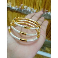 Gold Bracelet Bamboo 2 Kings Sold Separately