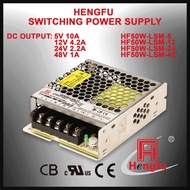 HF50W-LSM-5 HF50W-LSM-12 HF50W-LSM-24 HF50W-LSM-36 HF50W-LSM-48 HENGFU Switching Power Supply SMPS A