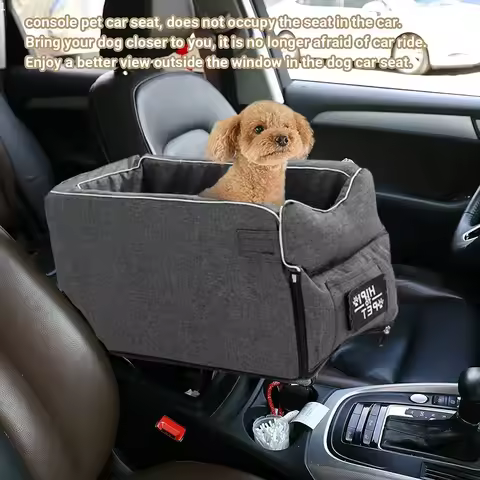 Portable Dogs Cats Car Seat Cat Dog Bed Central Control Handbag Travel Pets Safety Seat Pet Car Boos