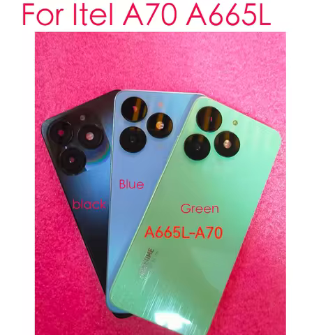 1pcs New Original For Infinix Itel A70 A665L Back Battery Cover Housing Rear Back Cover Housing Case