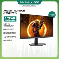 AOC Vinnfier Gaming Audio Speaker X AOC Monitor 27" 27G11ZE2 Fast IPS FHD HDR10 Adaptive Sync 240Hz 