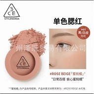 3CE Monochrome Blush High Gloss Contouring Blush Purple Blush Blue Peach Matte Natural Milk Apricot 