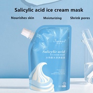 JIORNIEE Salicylic acid ice cream mask reduce acne marks hydrate and shrink pores