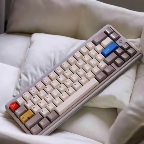 Dewdrop65 Aluminum Mechanical Keyboard Kit Wired Bluetooth Gasket Hot-Swap RGB CNC Customized 65% Ga