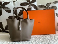 Hermes Picotin 22 大象灰 Etoupe 銀扣🛍歡迎使用消費券