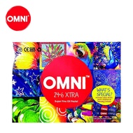 OMNI XTRA OIL PASTEL, 30pcs, 24+6 Colors, HEXAGON w EXTENDER + SHARPENER