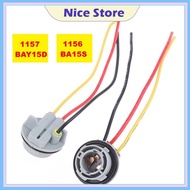 NICE Car Lamp Lights Bulb Socket 1156 1157 BA15S BAY15D Brake Light Adapter Connector Plug Holder