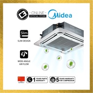 (Klang Valley) Midea Ceiling Cassette 1.5 HP, 2HP , 2.5HP , 3HP , 4HP, 5HP R32 (Non-Inverter)