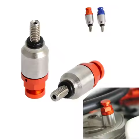 Off Road Motorcycle Exhaust Valve Fork Air Bleeder Valves M5x0.8 Shock Absorber Modified Vent Screw 