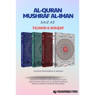 AL-QURAN MUSHRAF AL- IMAN SAIZ A3