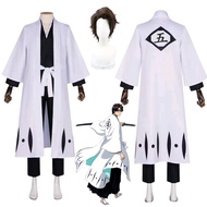 Anime Bleach Aizen Sousuke Cosplay Costume Wig Sets Bleach Thousand Year Blood War Gottei 12 Team 5 
