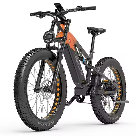 Lankeleisi RV800 Electric Bicycle 26 Inch Fat Tyre Off-road Electric Bike 750W 48V 20AH battery Men'