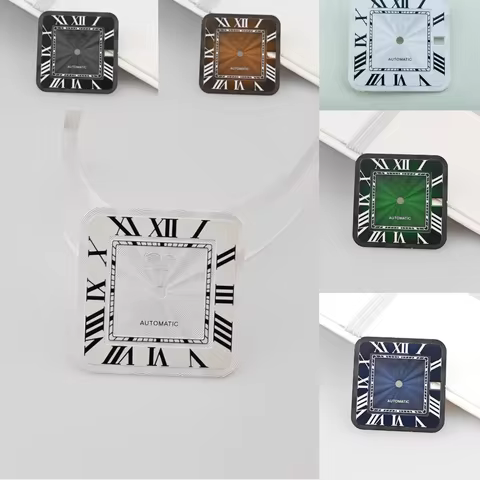 27mm Dial NH35 Case NH35 Dial Santos Mechanical Watch Accessories Assembly Accessories Dial Hands fo