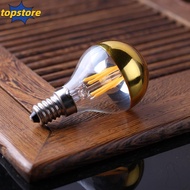 TOPSTORED LED Light Bulb, E12/E14/E26/E27 Warm White Crystal Light Bulb, 2023 semi-plated 2200K 2700
