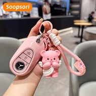 Soopsori For Benz TPU Key Case Key Cover for Mercedes Benz Key Case C180 / C200 Cc /A Class / A200ba