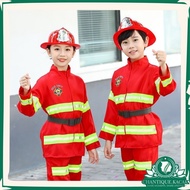 CK Bomba Costume Kids Fireman Play Set Kids Toy Baju Bomba Kostum Budak Cosplay Boys & Girls Pakaian