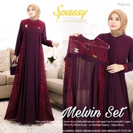 [NEW 2023] Jubah  Muslimah Wanita Dewasa/ Muslimah terkini trendy/Melvin Dress by Ori Spa Hijab /maxy Dress Raya Aldil