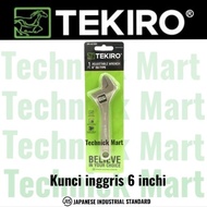 kunci inggris TEKIRO ukuran 6 inch kunci inggris kecil mini Berkualitas
