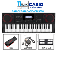 [Chính hãng] Đàn organ di động Casio CTX3000 - Casio Keyboard CTX 3000 ( Kèm USB + Nguồn + Giá nhạc 