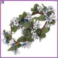 🎄🎅2Pcs Xmas Candle for Pillar Christmas Pillar Candle Wreath Table Centerpiece ouxuanmei