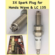 3x Spark Plug For Yamaha Lc135