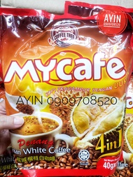 Cà Phê Trắng Vị Sầu Riêng 4 in 1 - My Cafe Penang Durian White Coffee Malaysia ( 15 Gói X 40g )