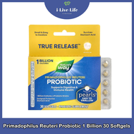 โปรไบโอติก โพรไบโอติก Primadophilus Reuteri Probiotic 1 Billion Cultures 30 Softgels - Natures Way