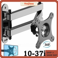 YUJINX Computer Bracket, Rotatable Wall Mount LCD Monitor Bracket, Universal Sturdy 10-37in Extendab