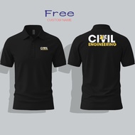 (Y03)T-Shirt Civil Engineering Short SleevePOLO | Civil Engineering POLO Shirt
