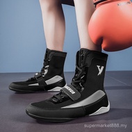 High-Quality Men'S Fighting Professional Comprehensive Training Wrestling Shoes Lightweight Boxing S