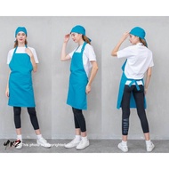 <apron>apron barista / barista apron / chef apron / plain turquoise apron