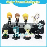 Anime Death Note Horrible Ryuk Rem Light mis2 Mello Figur Aksi PVC Koleksi Model Mainan Hiasan Kek 8