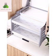 ∋Kitchen top cabinet pull-down basket, wall cabinet, elevator locker, stainless steel pull-down bask
