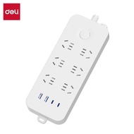 Deli LX3035(1.8)Socket6Group+2A2C_1.8Rice_Color Boxed Fast Charging Socket Power Strip Wholesale