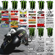 Fender belakang motosikal reflektif, pelekat hiasan badan, ekor kereta sesuai untuk HONDA / KLIK / K