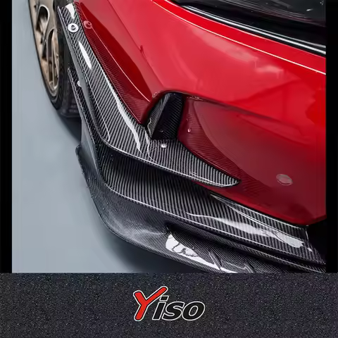 Suitable for Civic FL5 TypeR Front Bumper Spoiler Fin Air Knife Air Outlet Blade Modified FL5 Seibon