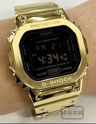 【威哥本舖】G-Shock 全新不鏽鋼改裝實品 DW-5600改裝 DW-5600HR 已改含錶（全金款）