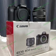 Laris ! Canon Eos M50 Mark Ii Kit 15-45Mm / Kamera Canon Mirroles M50