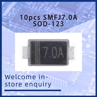 10pcs SMFJ7.0A SOD-123 7V/Unidirectional TVS Surge Suppression Diode