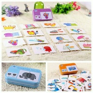 Cognition Puzzle Flash Card Educational Vocabulary Card Toy/